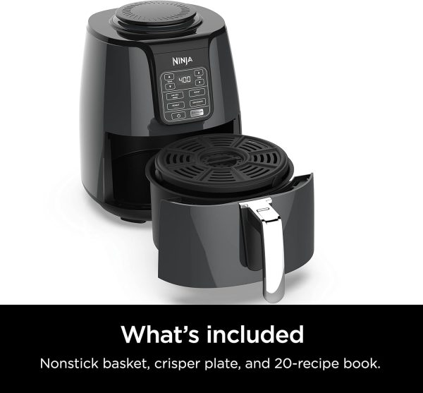 Ninja Air Fryer, Thermometer, Roast, Bake, Air Fry, Crisps, Broil, Reheats, Keep Warm, 10-in-1, Fries, Frozen Food, Veggies, and Meat, Quick Meals, Healthy Meals, Less Oil, 10 QT, Grey, DZ550​ - Image 8