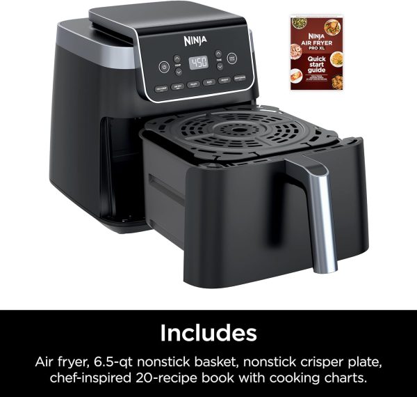 Ninja Air Fryer, Thermometer, Roast, Bake, Air Fry, Crisps, Broil, Reheats, Keep Warm, 10-in-1, Fries, Frozen Food, Veggies, and Meat, Quick Meals, Healthy Meals, Less Oil, 10 QT, Grey, DZ550​ - Image 10